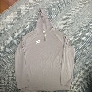 Hurley Gray Hoodie with Soft Fabric and Relaxed Fit